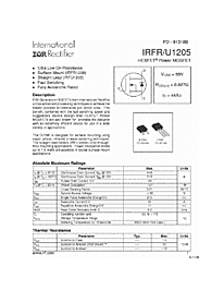 DataSheet IRFR1205 pdf